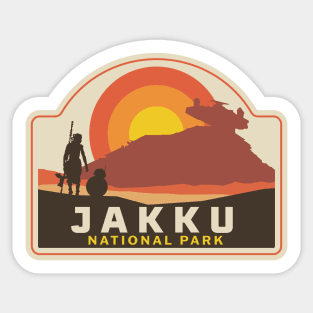 Jakku National Park Sticker